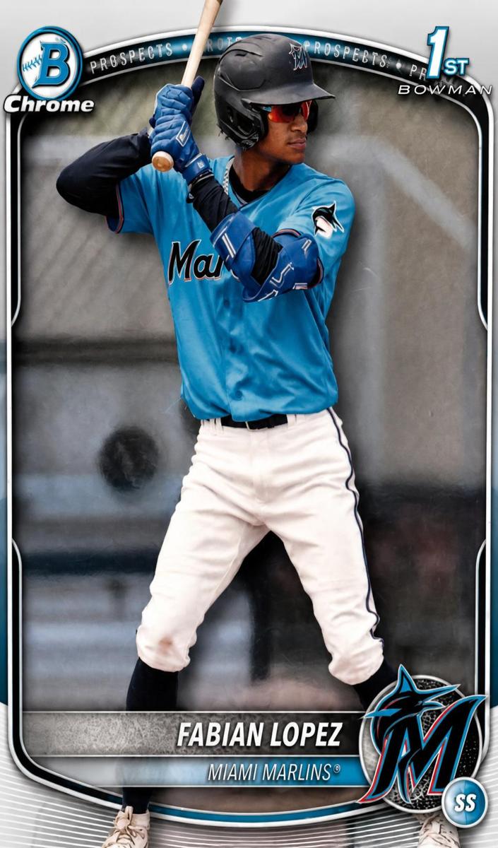 Fabian Lopez 2025 Bowman Chrome Prospects card
