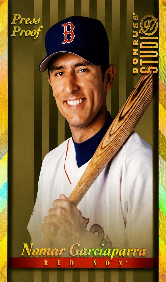 1997 Studio PRESS PROOF-GOLD #160 Nomar Garciaparra front