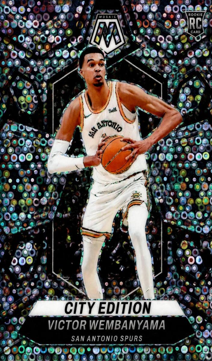 2023 Panini Mosaic Fast Break #282 Victor Wembanyama front