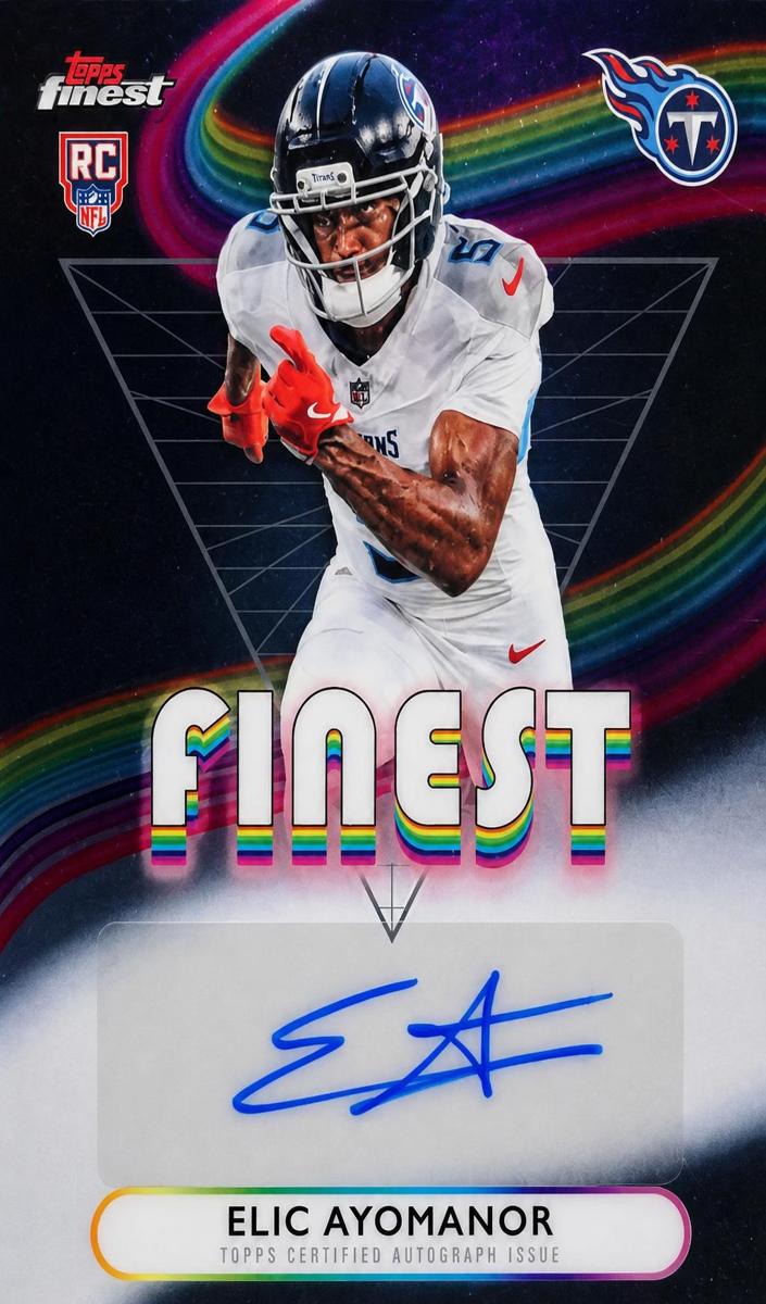 Elic Ayomanor 2025 Finest Football card