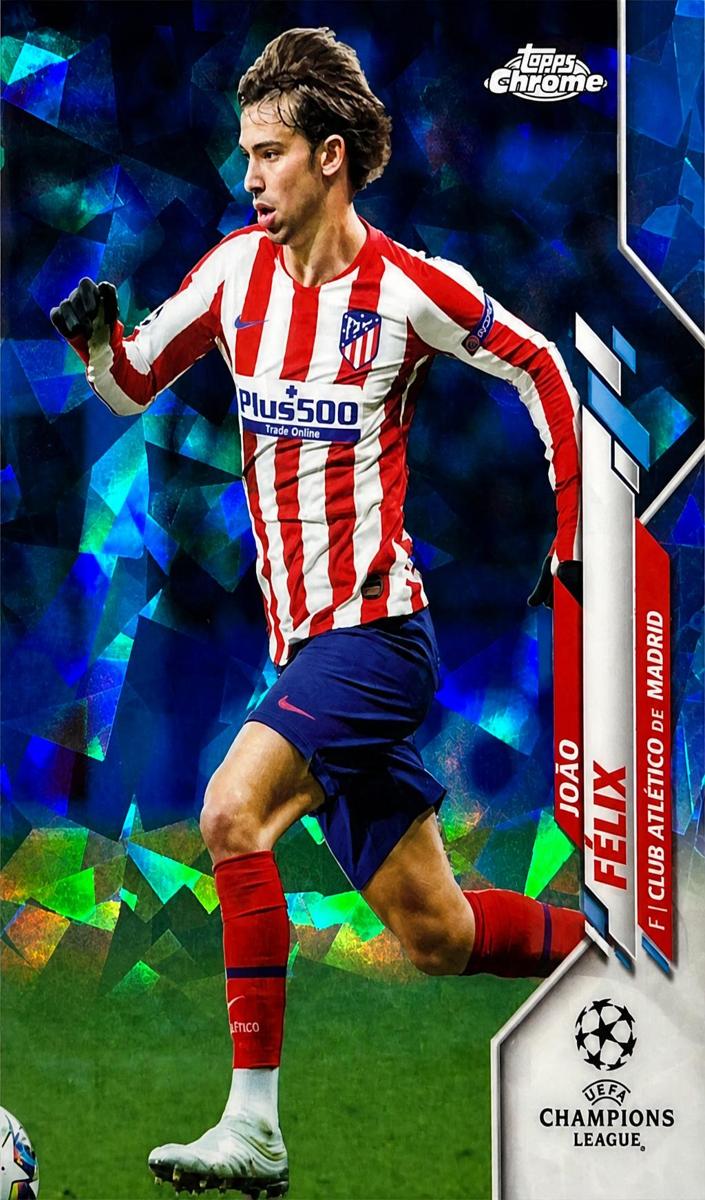 2019 Topps Chrome Sapphire UEFA Champions League Joao Felix #25 card