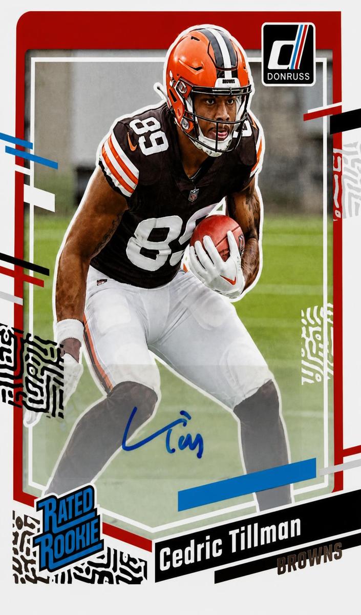 2023 Panini Donruss Cedric Tillman #321 card