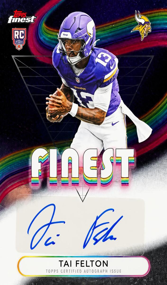 Tai Felton 2025 Topps Finest Rookie Finest Autographs Football