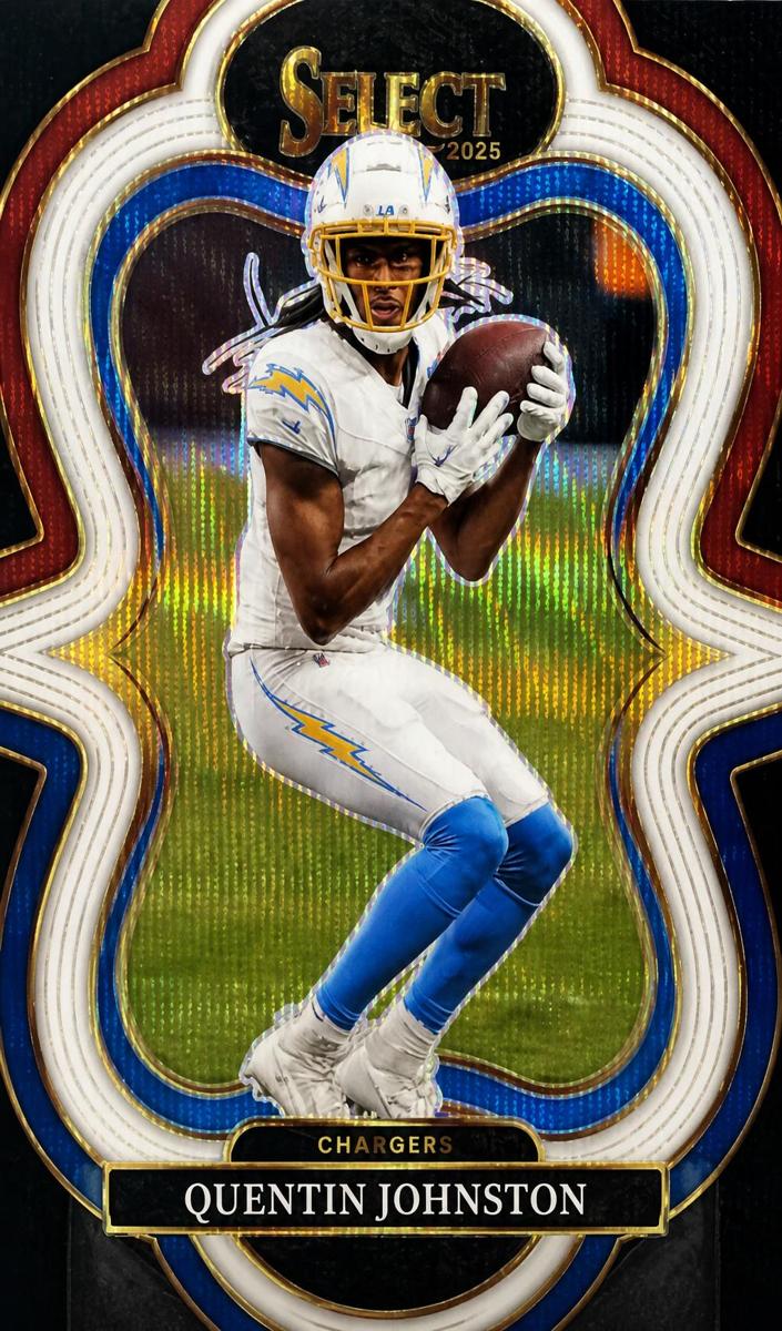 Quentin Johnston 2025 Select Football card