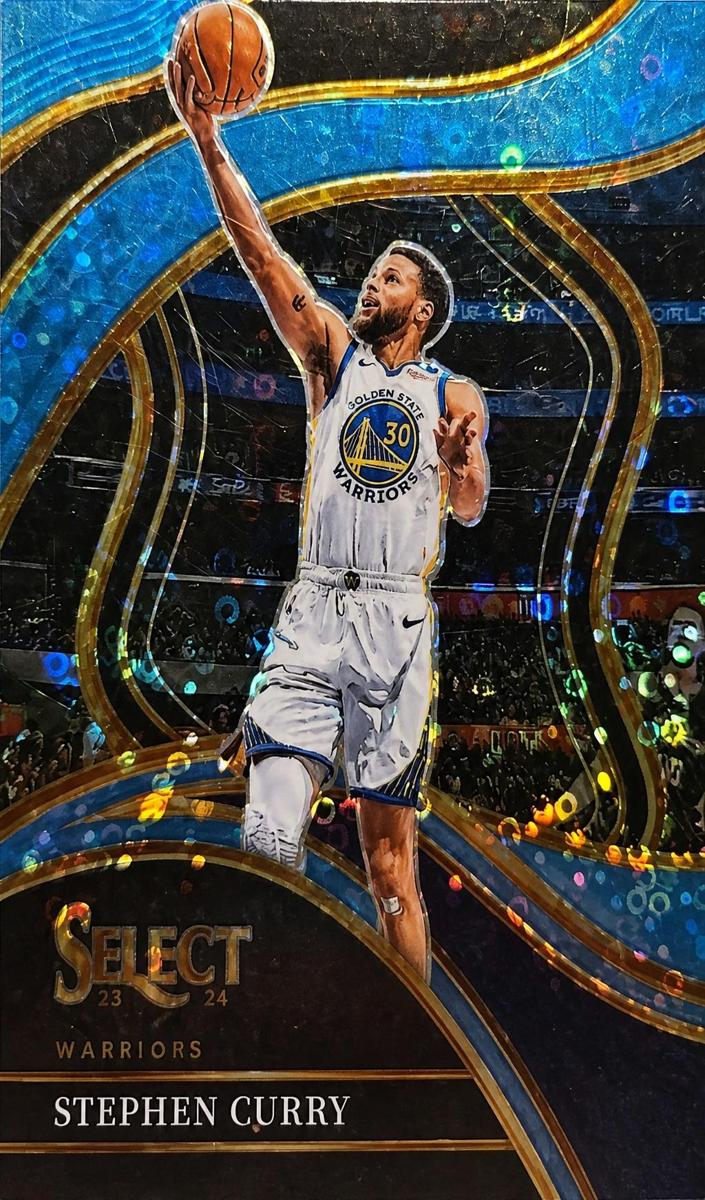 2023 Panini Select Blue #256 Stephen Curry front