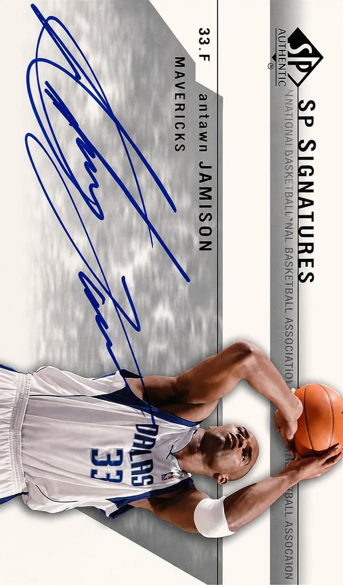 2003 SP Authentic Antawn Jamison #AJ-A card