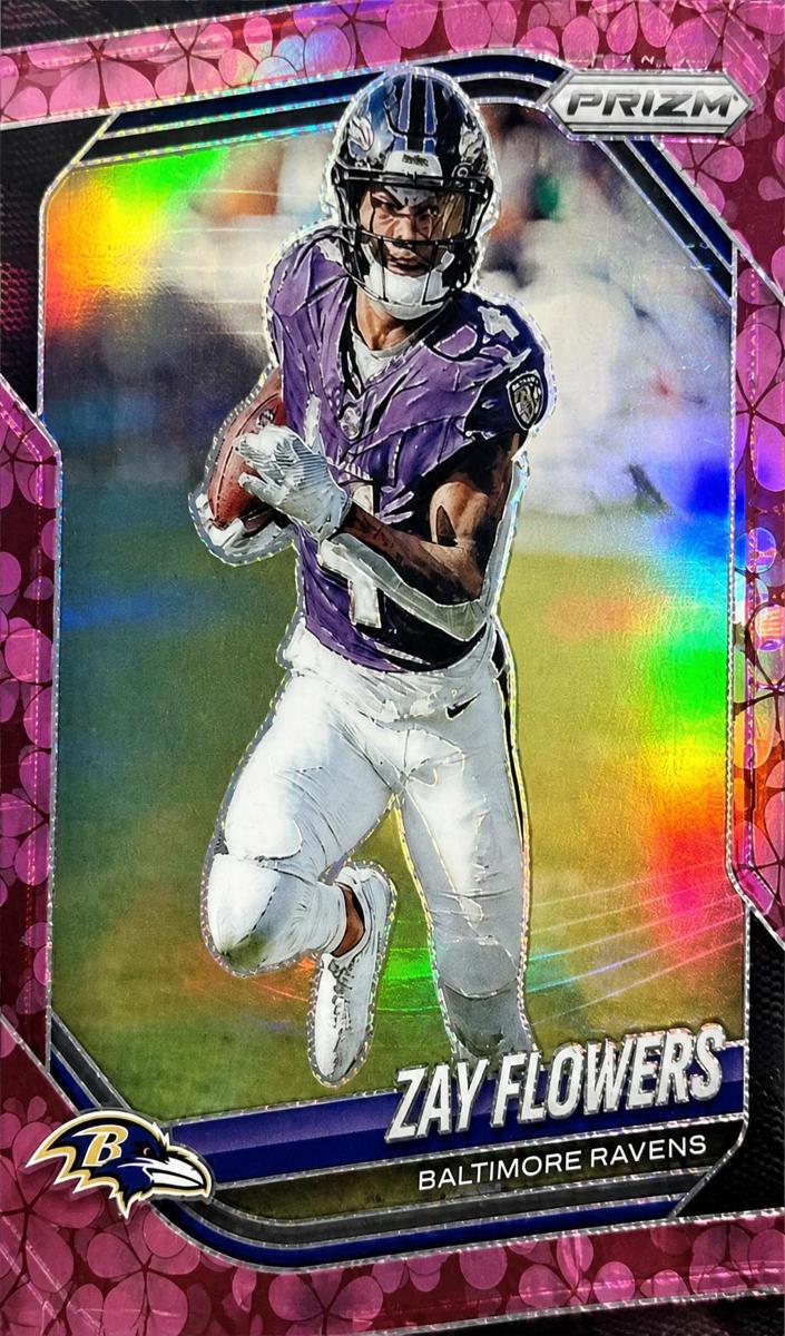 Zay Flowers 2025 Prizm Football card