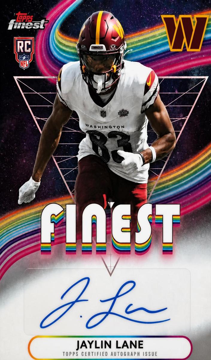 Jaylin Lane 2025 Finest Football card