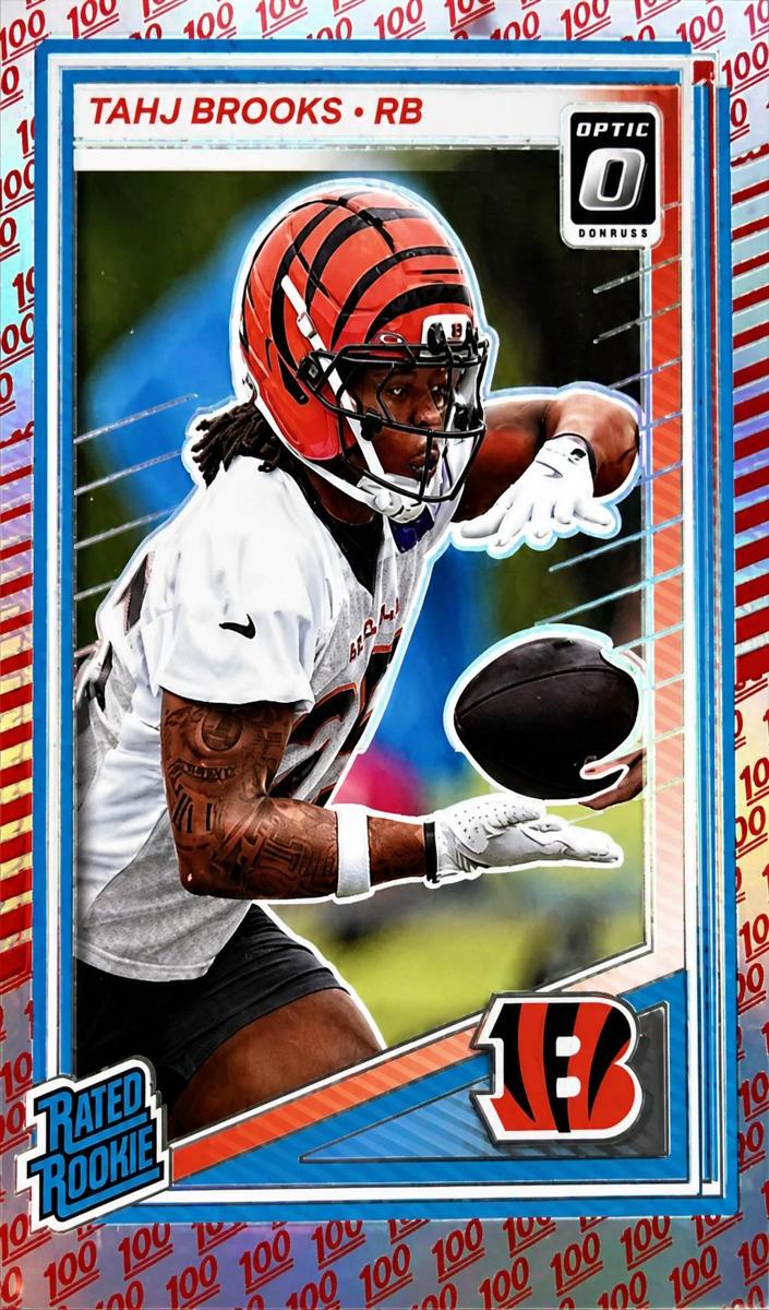 Tahj Brooks 2025 Donruss Optic Football card