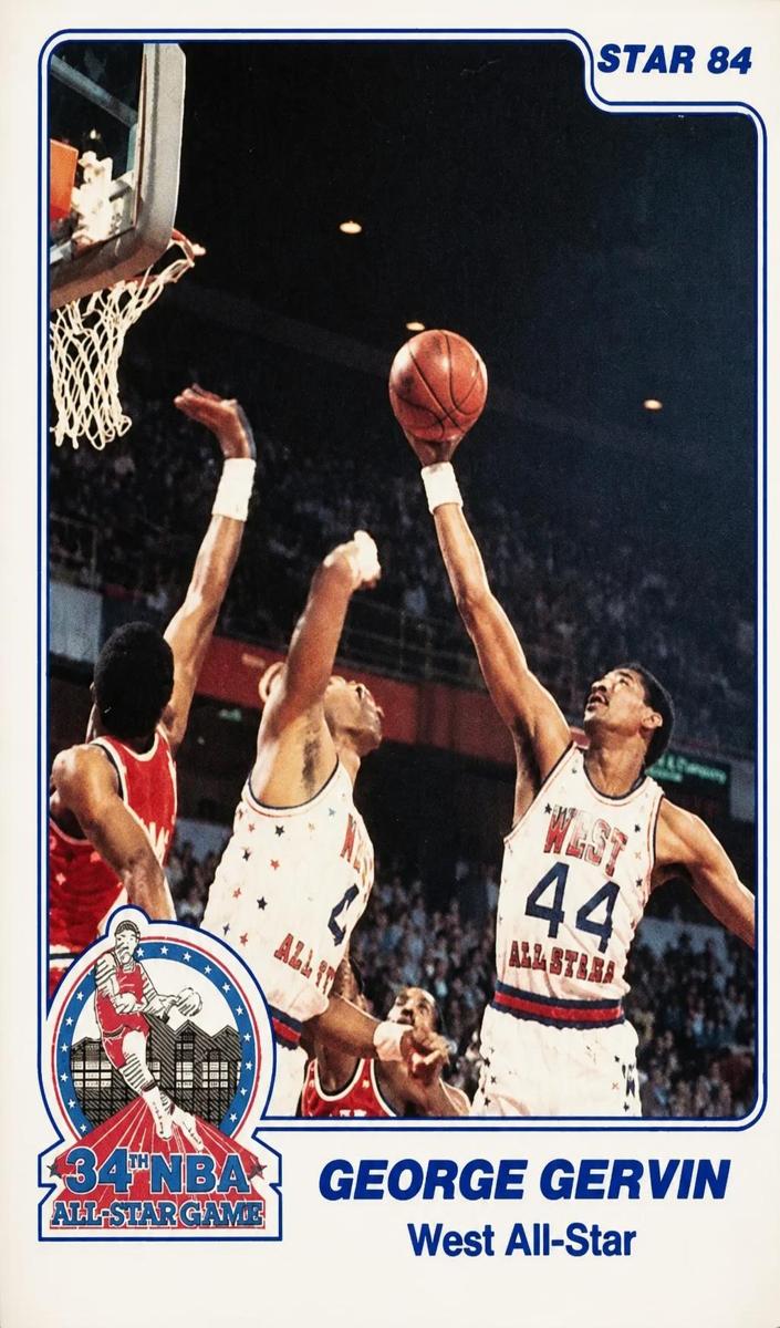 1984 George Gervin [Denver Police] #19