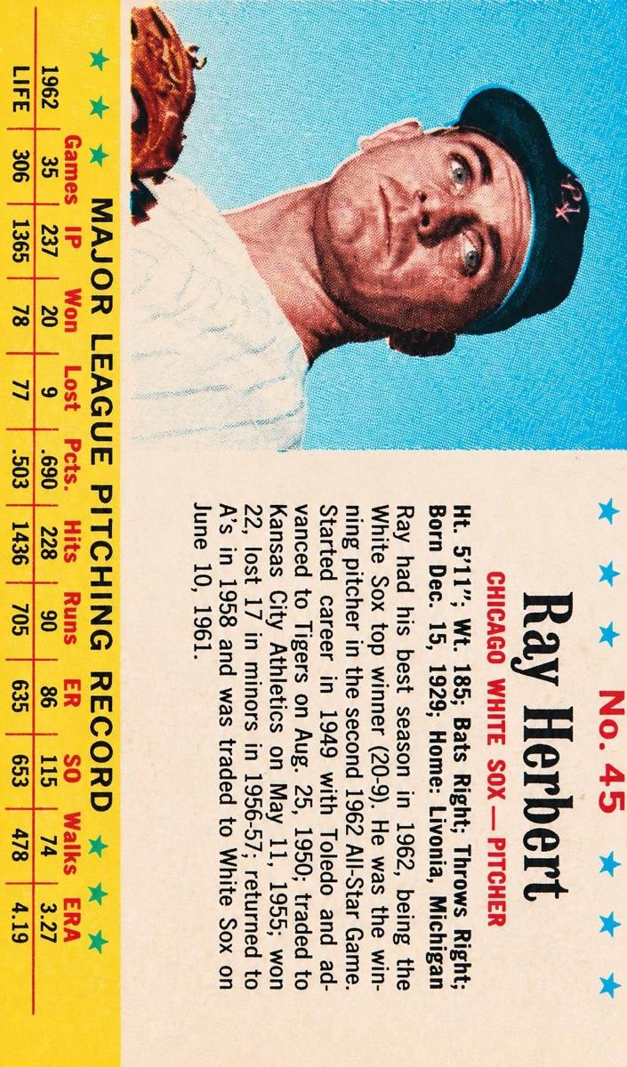 1963 Ray Herbert #45