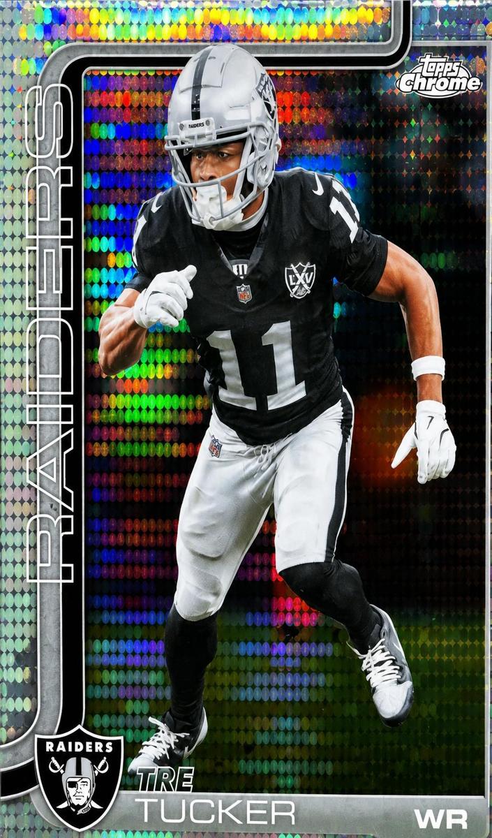 Tre Tucker 2025 Topps Chrome Football card