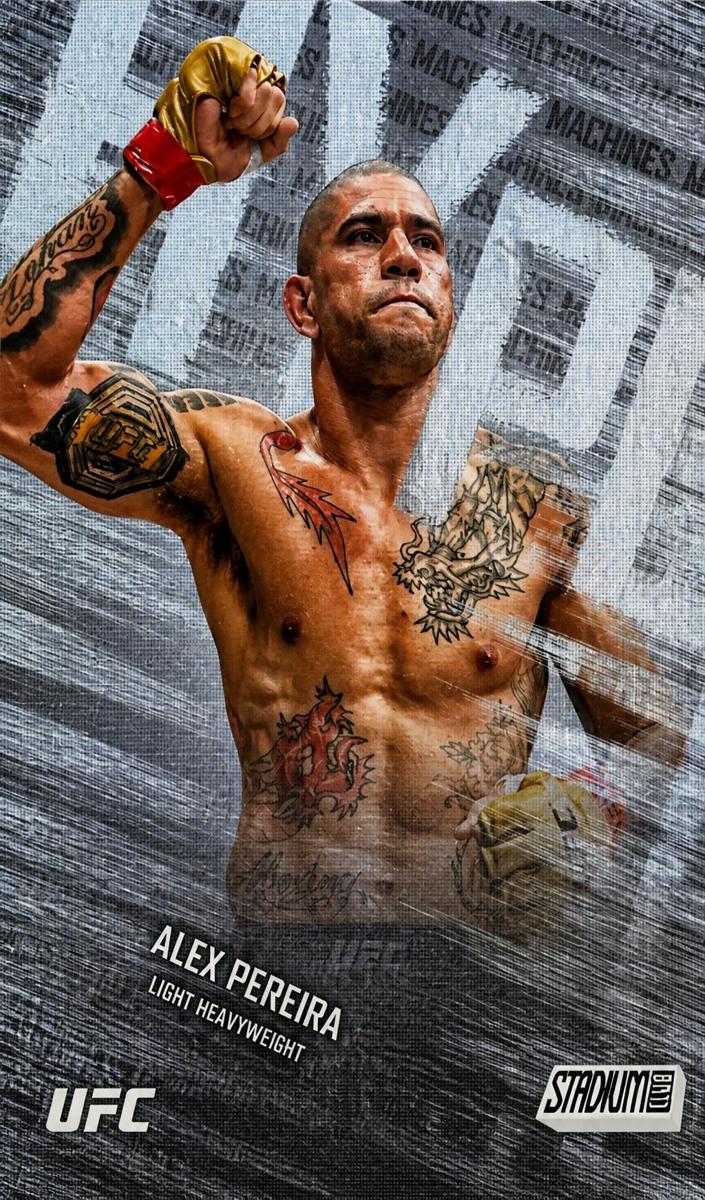 2025 Topps Stadium Club Hype Machines Alex Pereira [Black] #HM-9 card