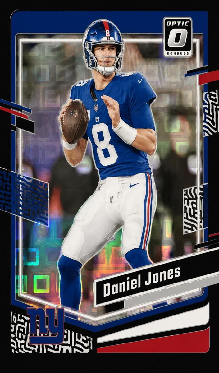 Daniel Jones 2023 Donruss Optic Football card