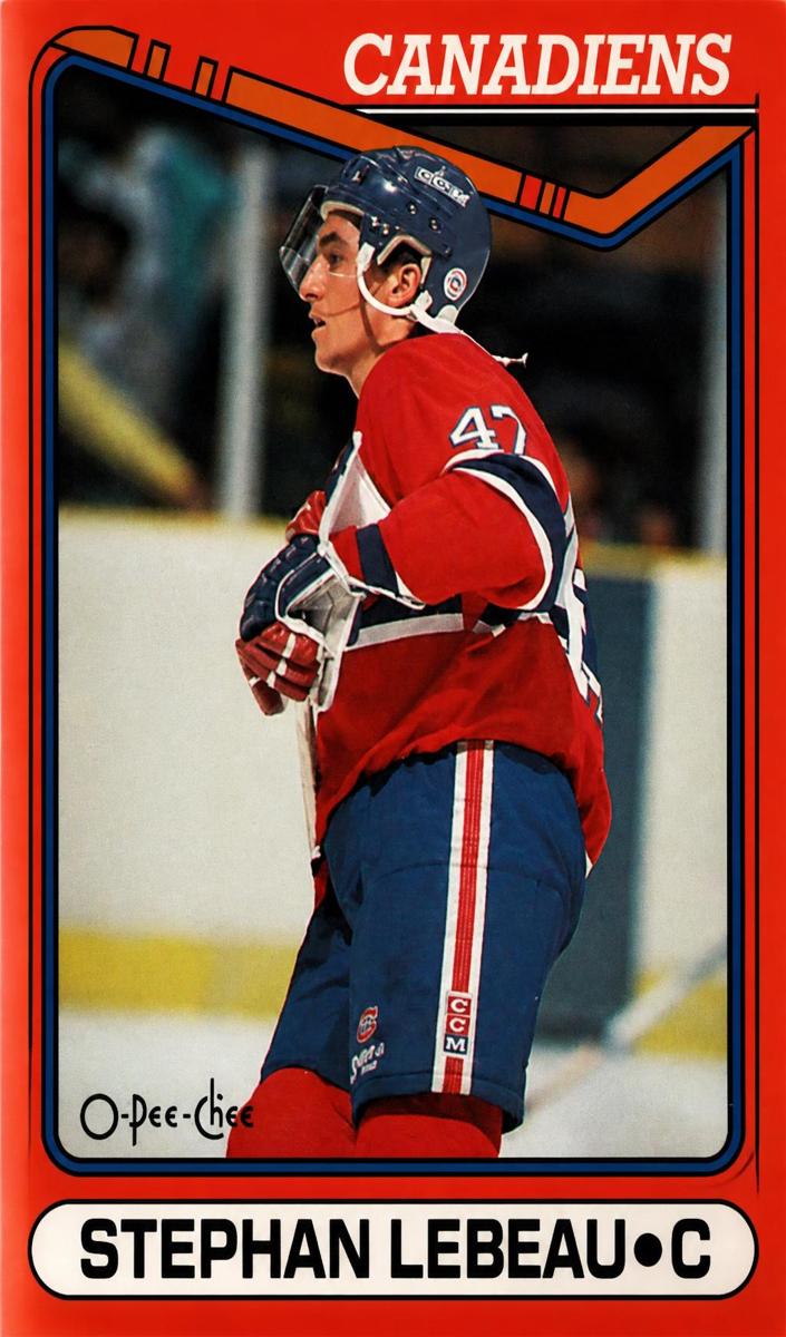 1990 O-Pee-Chee Stephan Lebeau #388 card