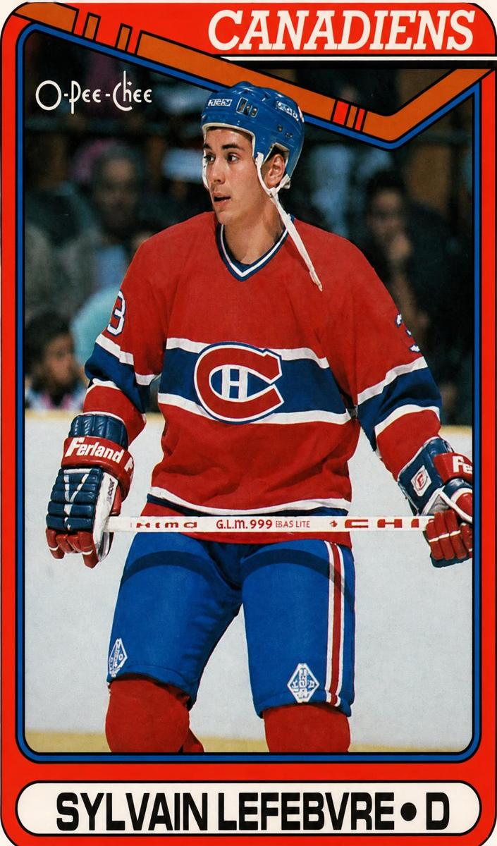 1990 O-Pee-Chee Sylvain Lefebvre #159 card