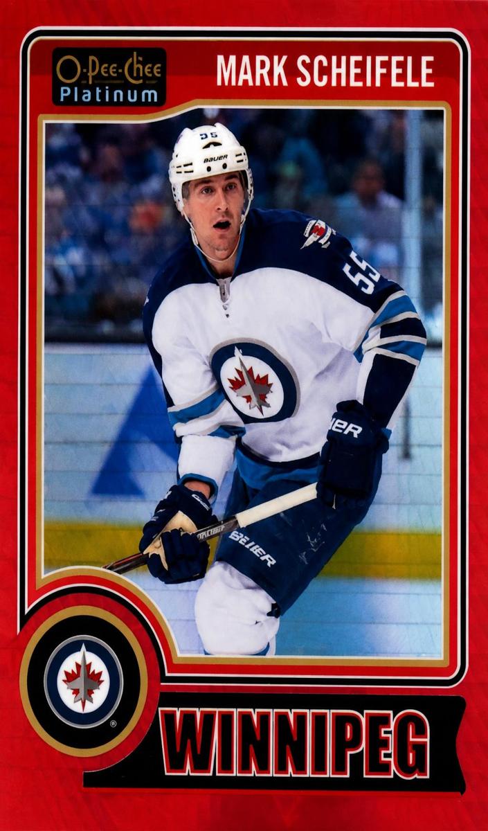 2014 O-Pee-Chee Platinum Mark Scheifele #108 card