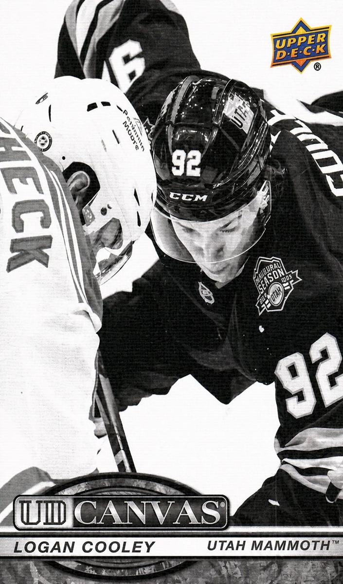 2025 Upper Deck Logan Cooley [Black and White] #C-73 card