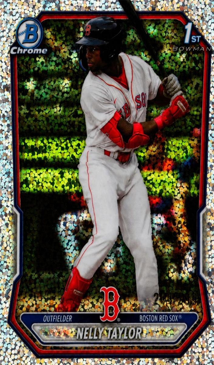 2026 Bowman Chrome Prospect Nelly Taylor [Lazer Refractor] #BCP-65 card