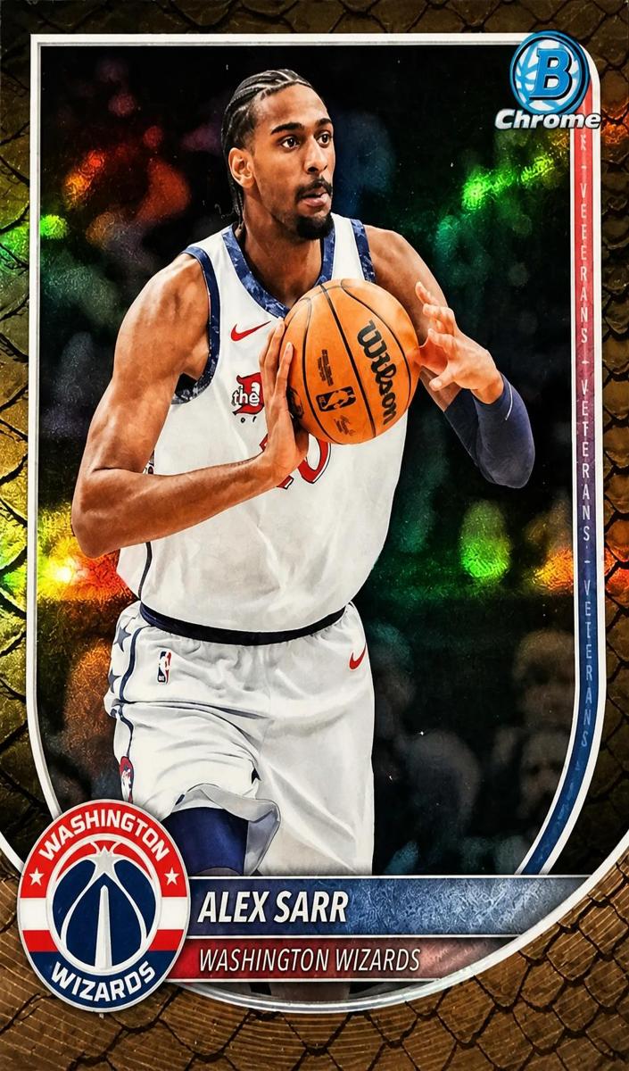 Alex Sarr 2025 Bowman Basketball card