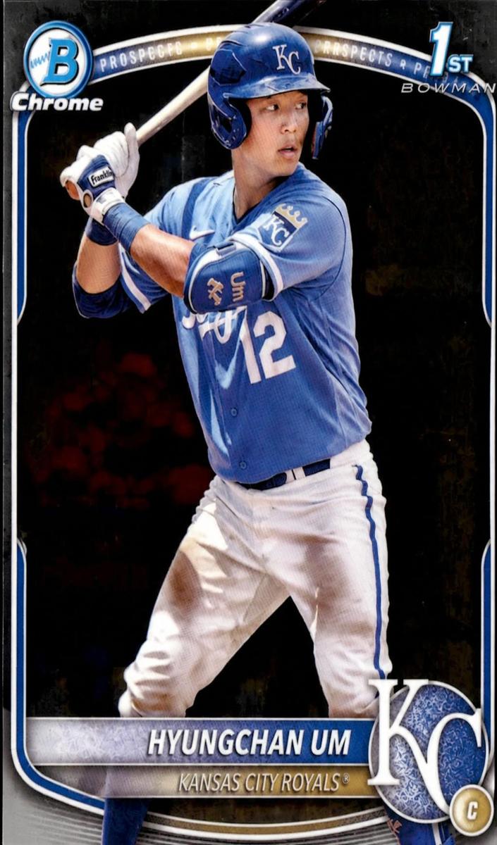 Hyungchan Um 2025 Bowman Chrome Prospects card