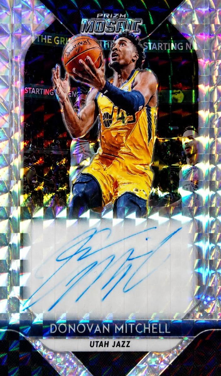 2018 Panini Prizm Mosaic Donovan Mitchell #MO-DM card