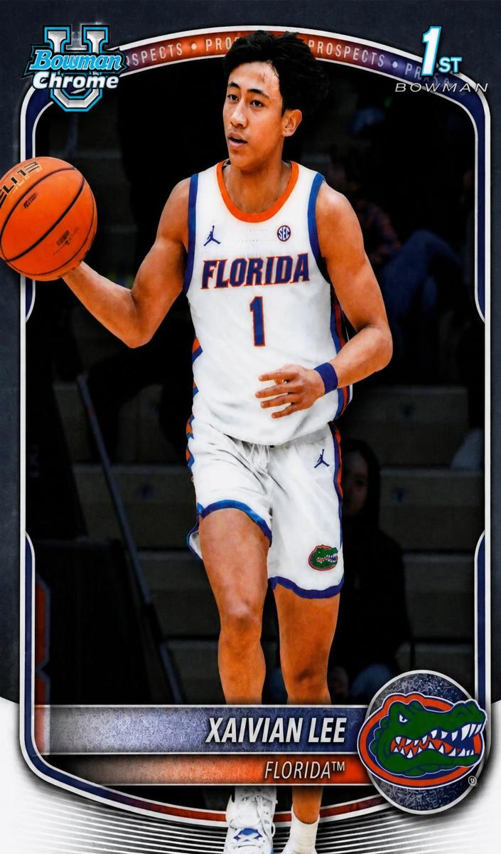 Xaivian Lee 2025 Bowman Basketball card