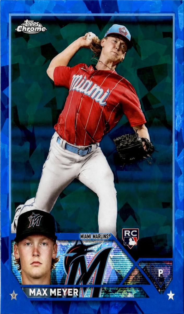 2023 Topps Chrome Sapphire Edition Max Meyer #388 card