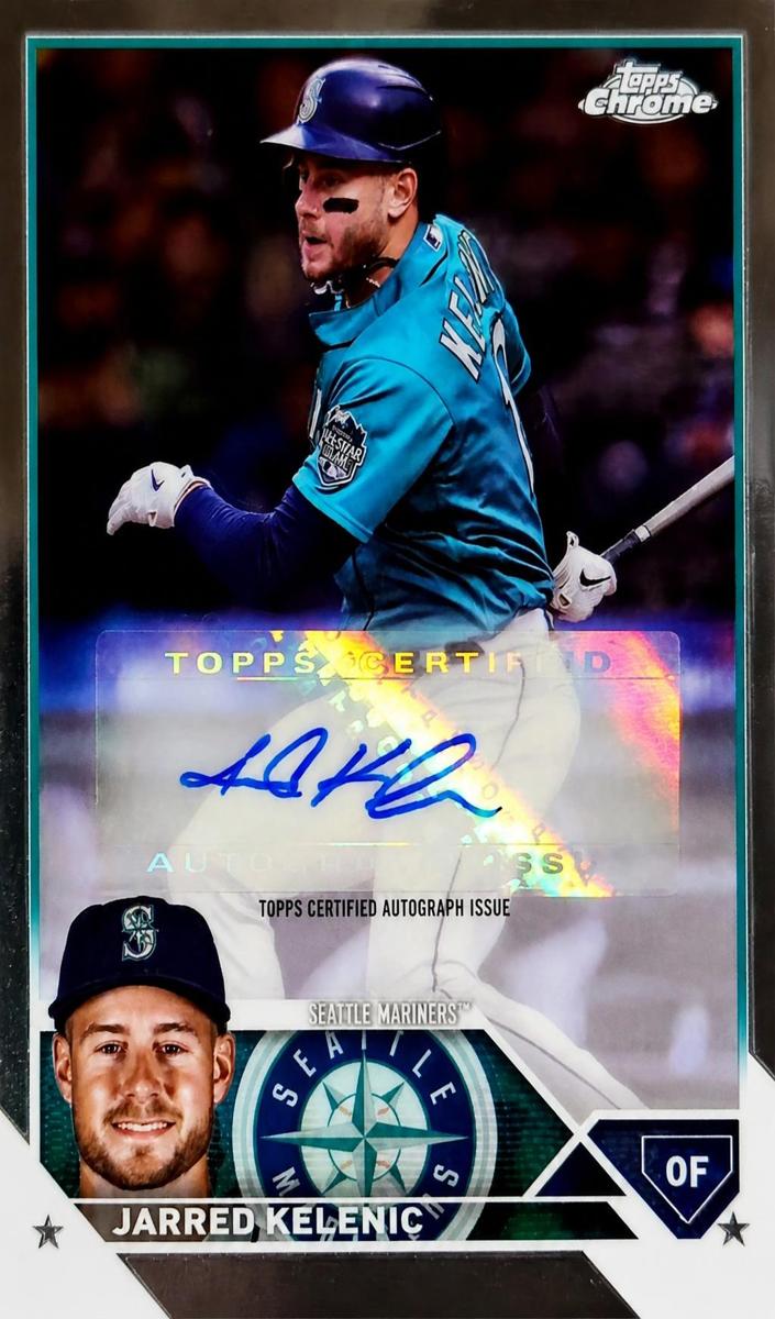 2023 Topps Chrome Update Jarred Kelenic #AC-JK card