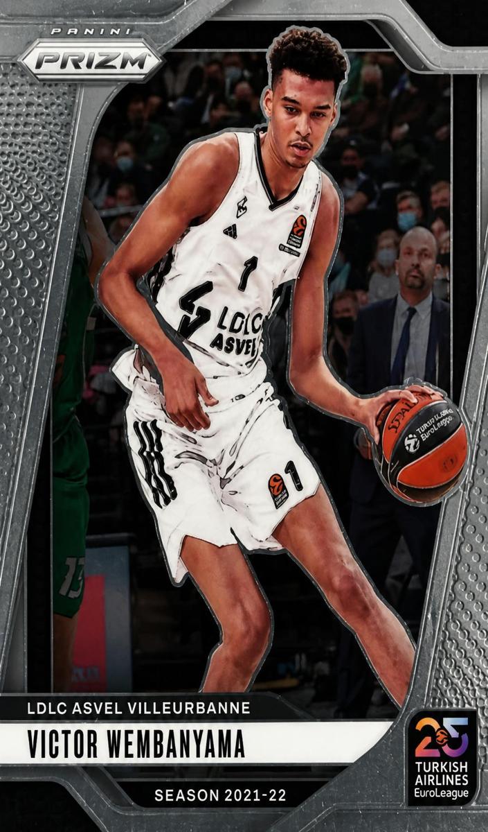 2024 Panini Prizm Turkish Airlines EuroLeague Victor Wembanyama #48 card