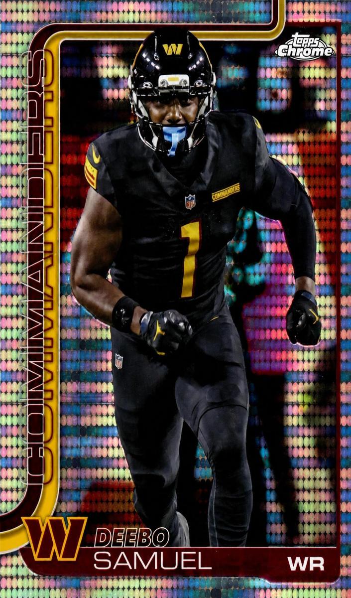 Deebo Samuel 2025 Topps Chrome Football card