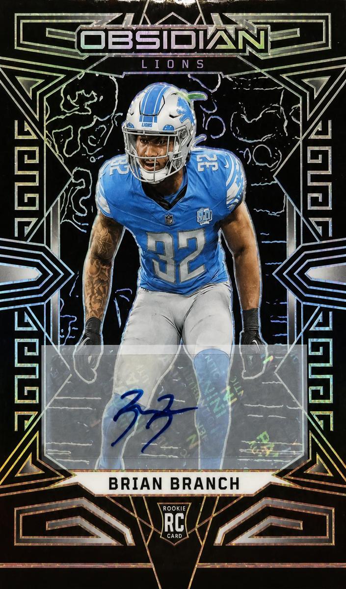 2023 Panini Obsidian Brian Branch #131 card