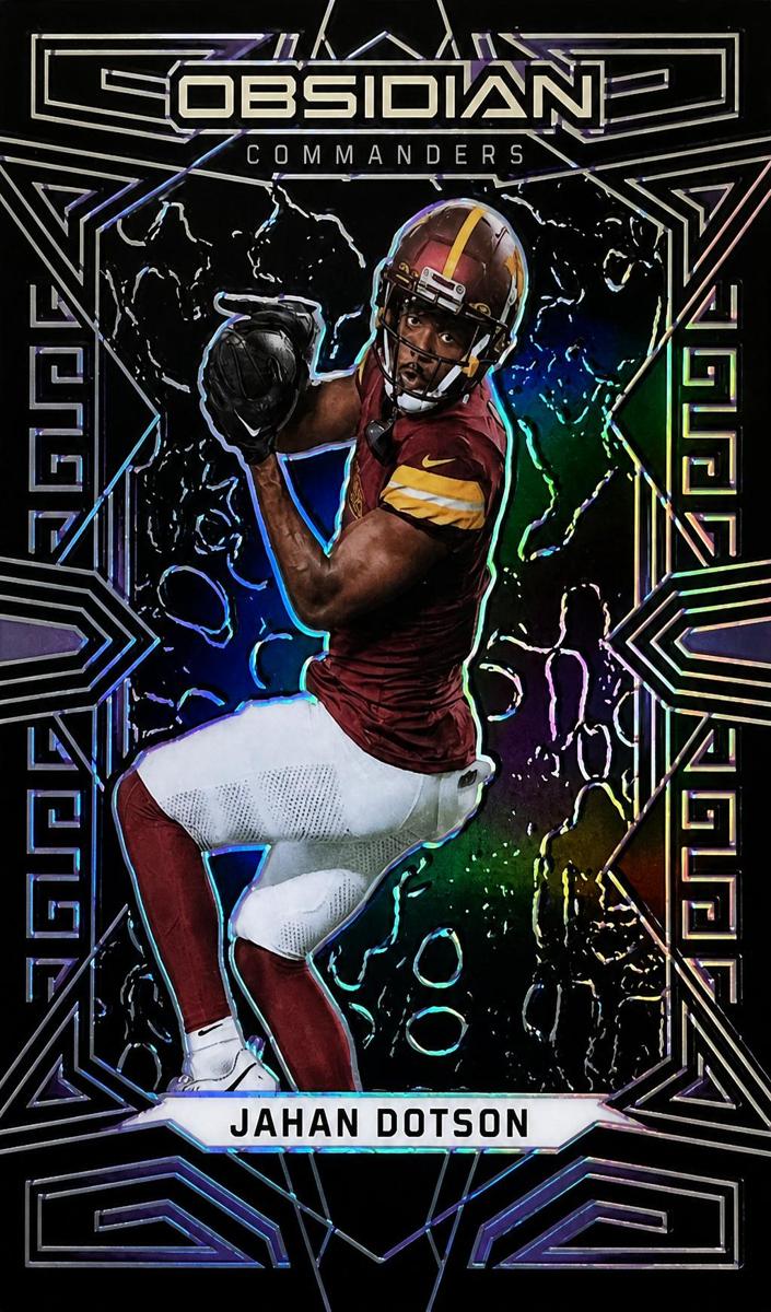 2023 Panini Obsidian Jahan Dotson #98 card