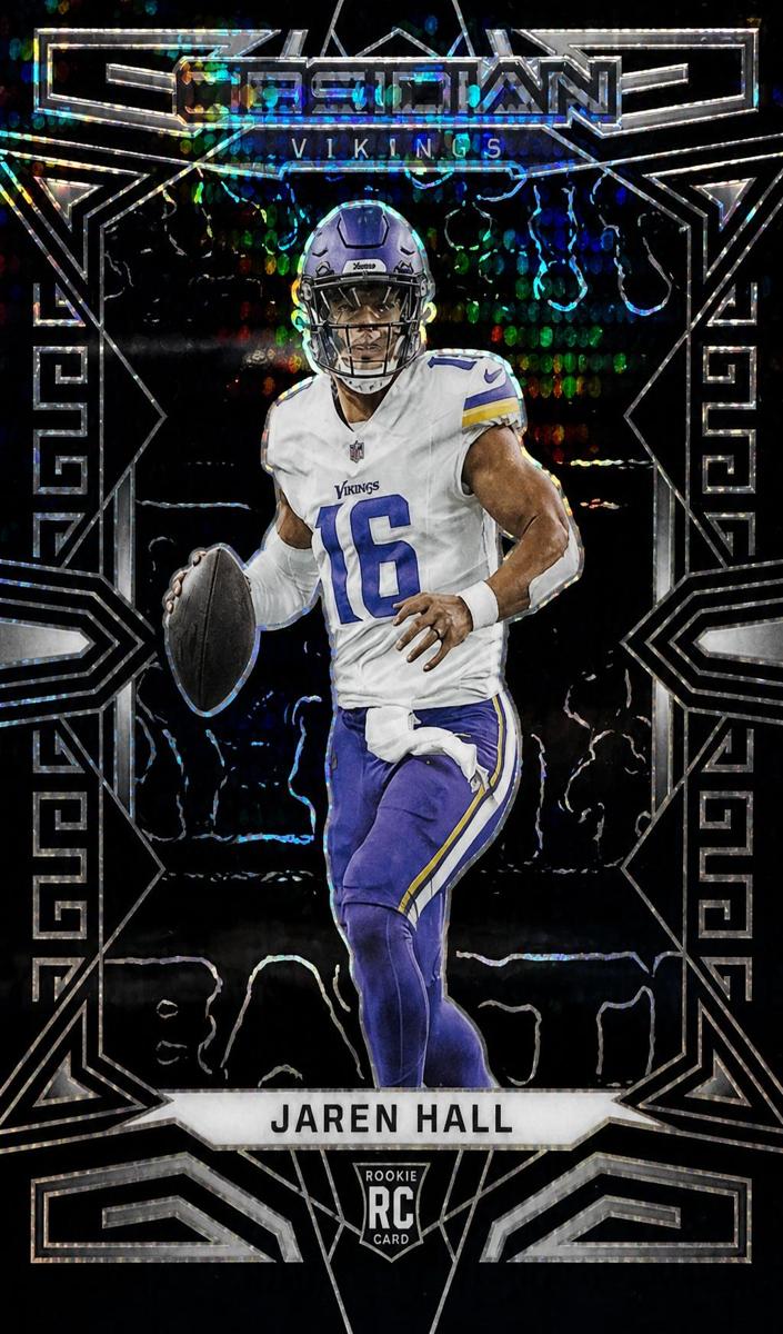 2023 Panini Obsidian Jaren Hall #165 card