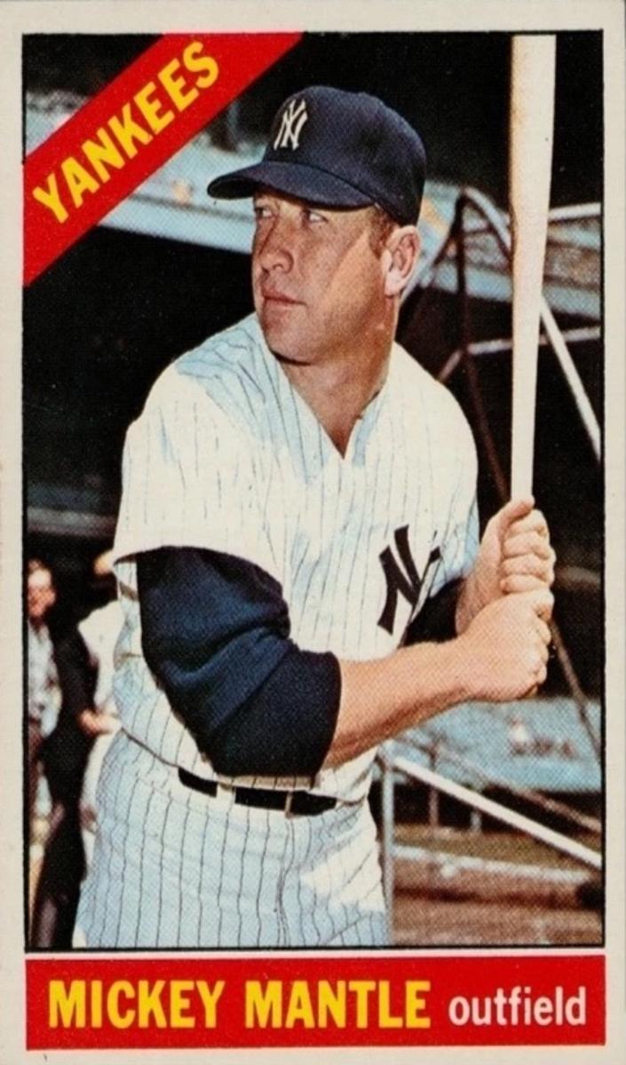Mickey Mantle 1966 Topps Baseball