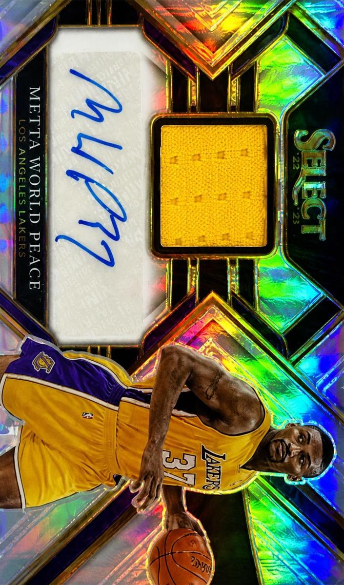 2022 Panini Select Metta World Peace #AM-MWP card
