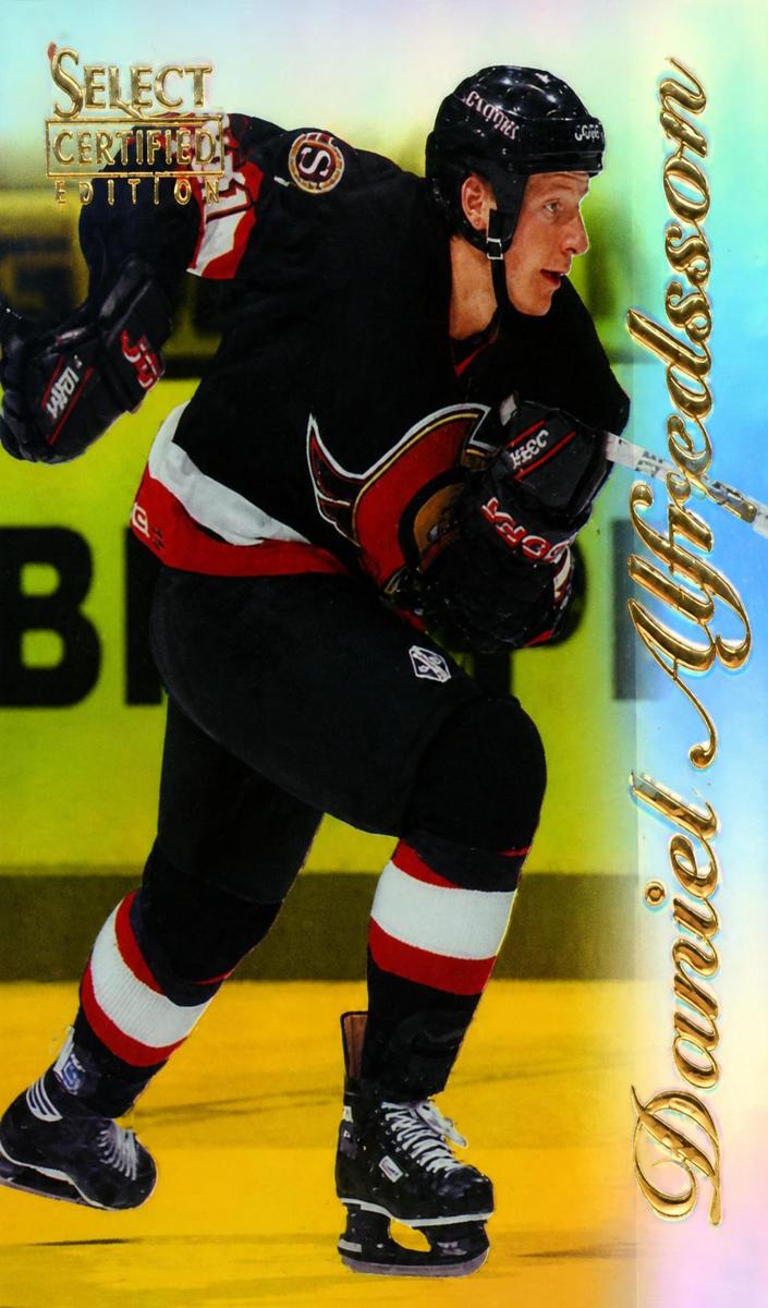 1996 Select Certified Daniel Alfredsson [Mirror Gold] #47 card