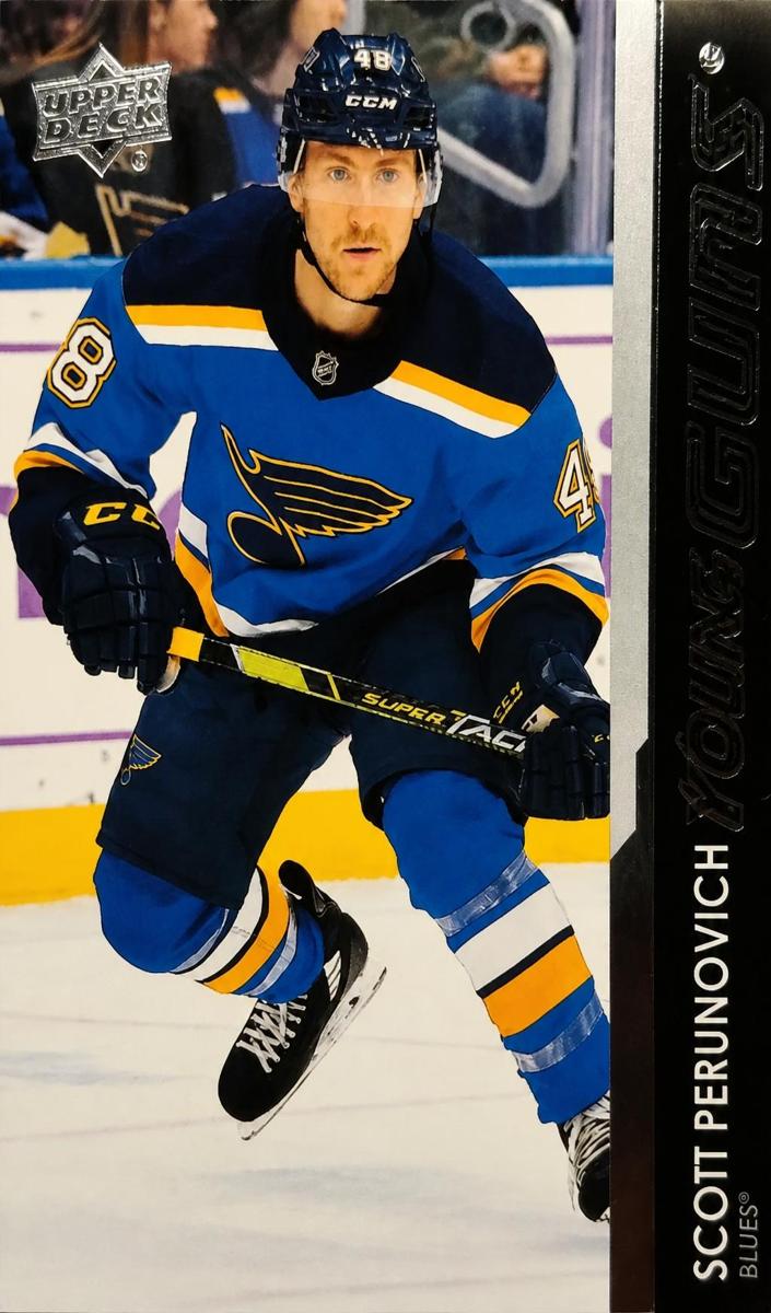 2021 Upper Deck Scott Perunovich #707 card