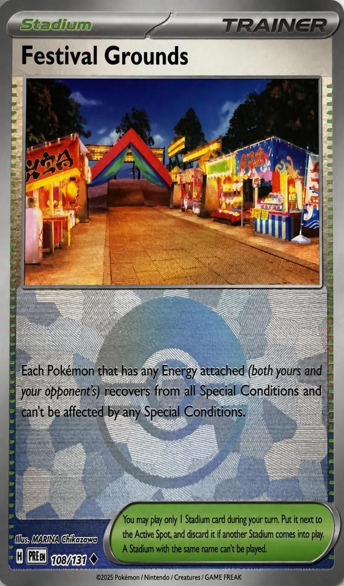 Festival Grounds 2025 Pokemon Scarlet & Violet Prismatic Evolutions