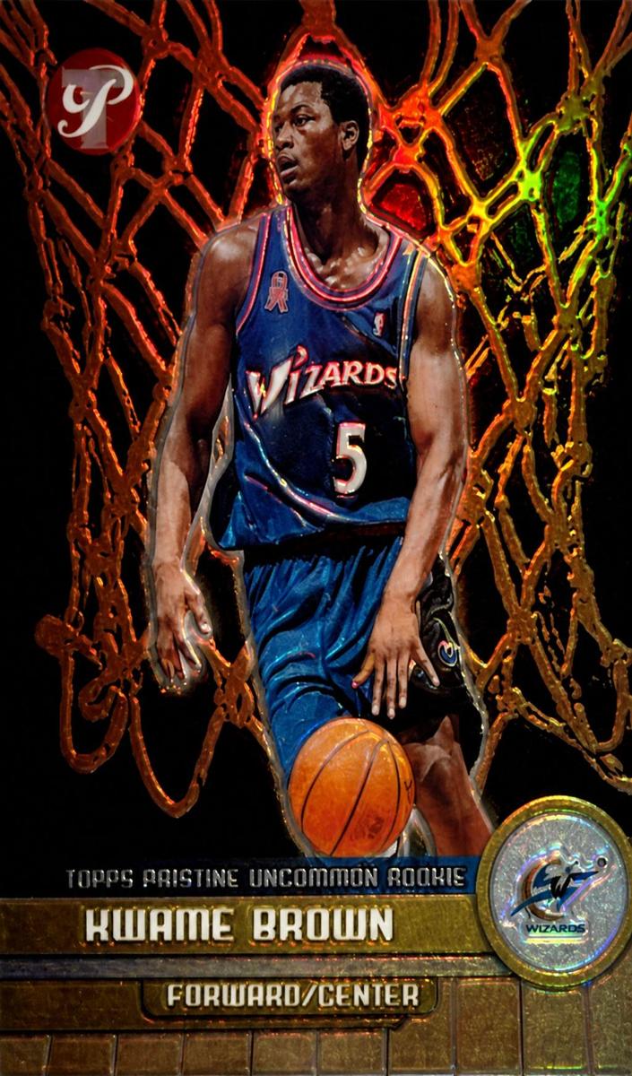 2001 Topps Pristine Kwame Brown #55 card