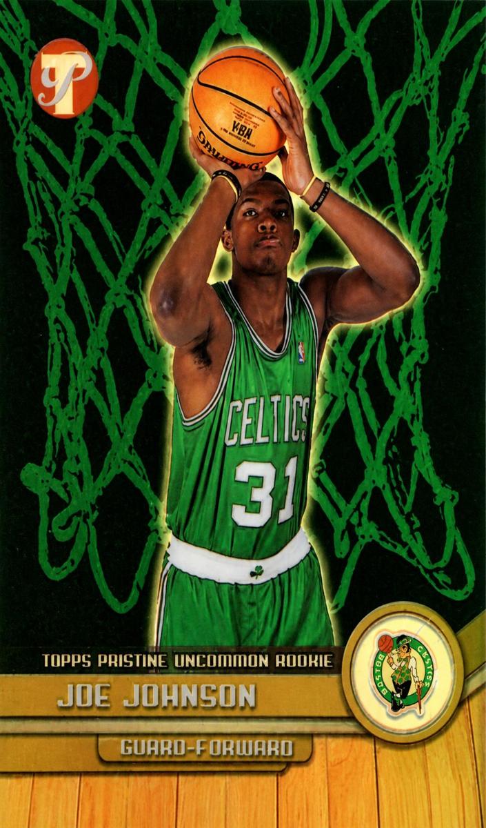 2001 Topps Pristine Joe Johnson #73 card