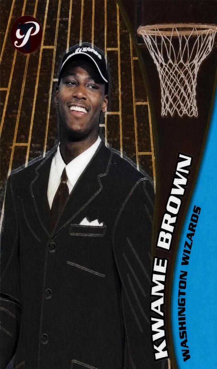 2001 Topps Pristine Kwame Brown #54 card