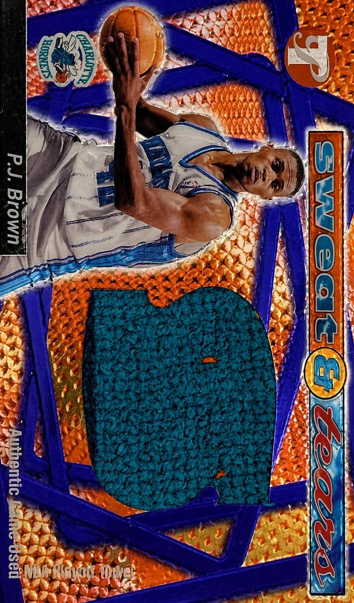 2001 Topps Pristine P.J. Brown #CH-PB card