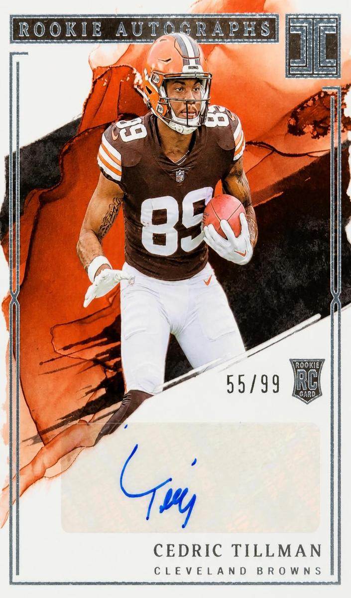 2023 Panini Impeccable Cedric Tillman #RA-CT card