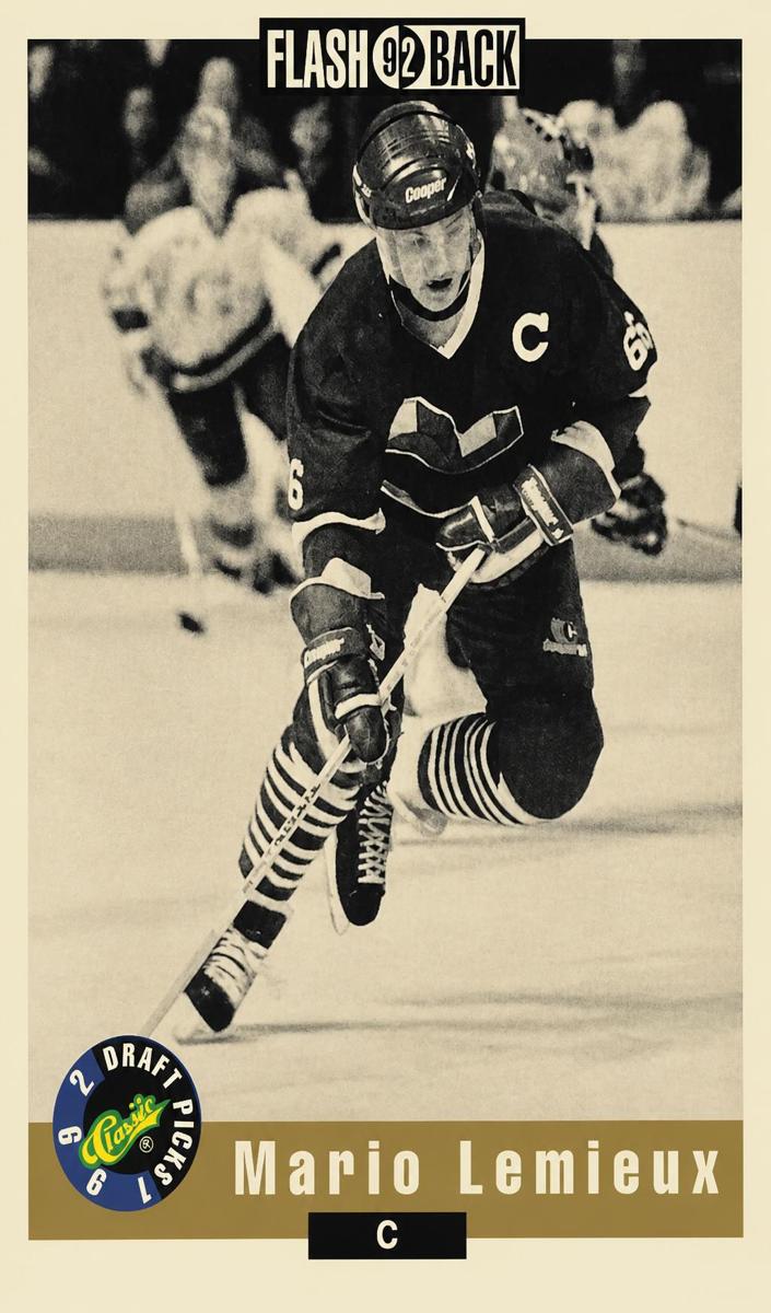 1992 Mario Lemieux #66