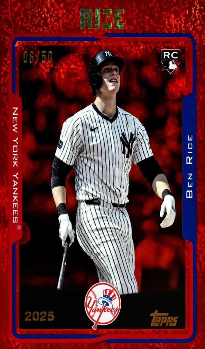 2025 Ben Rice [Red Hot Foilboard] #218