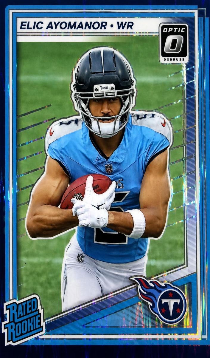 Elic Ayomanor 2025 Donruss Optic Football card