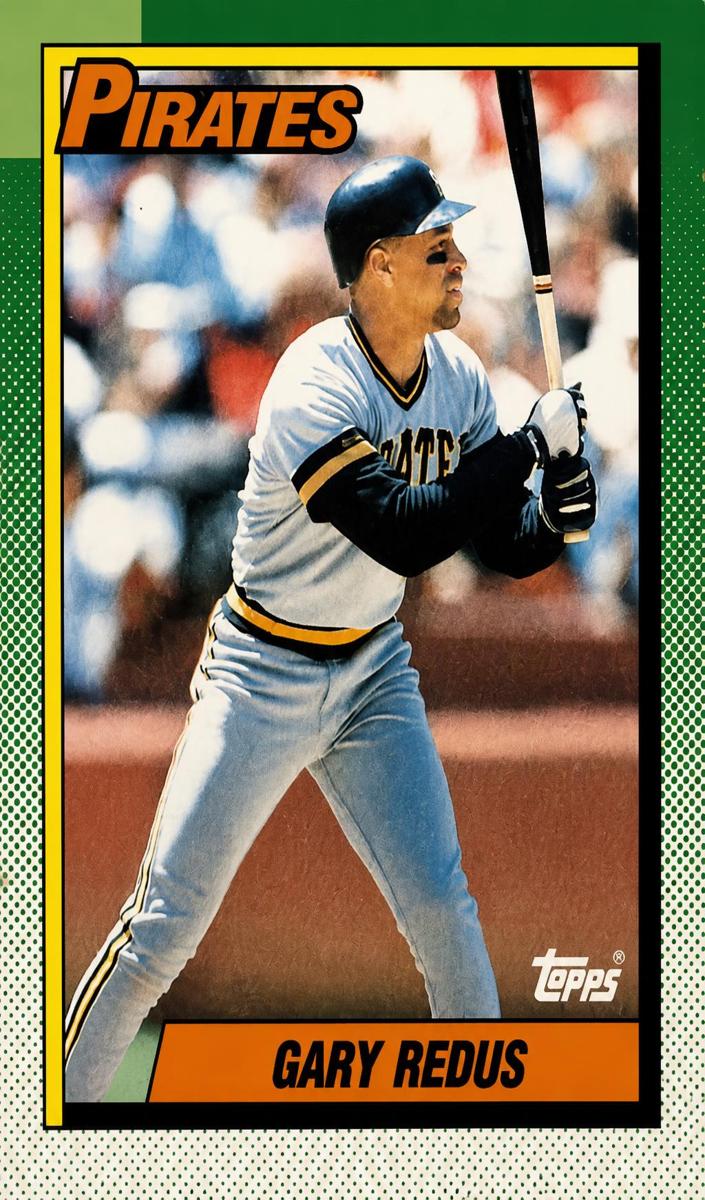 1990 Topps Gary Redus #507 card