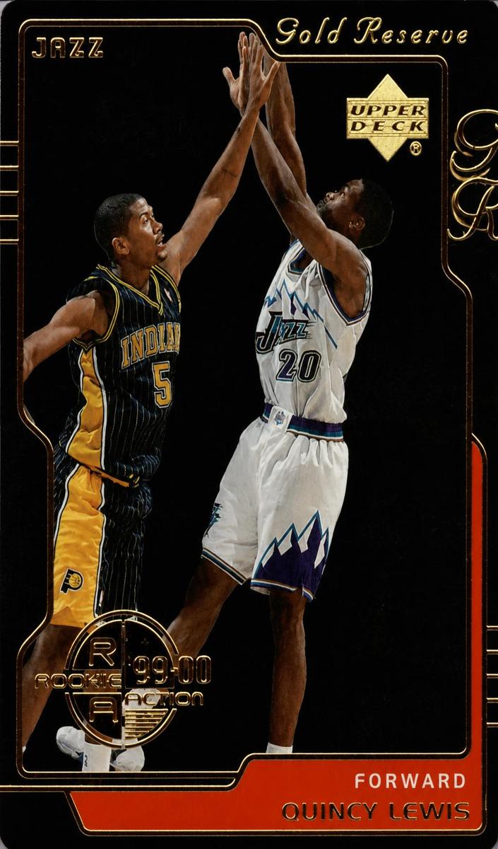 1999 Upper Deck Gold Reserve Quincy Lewis #258 card