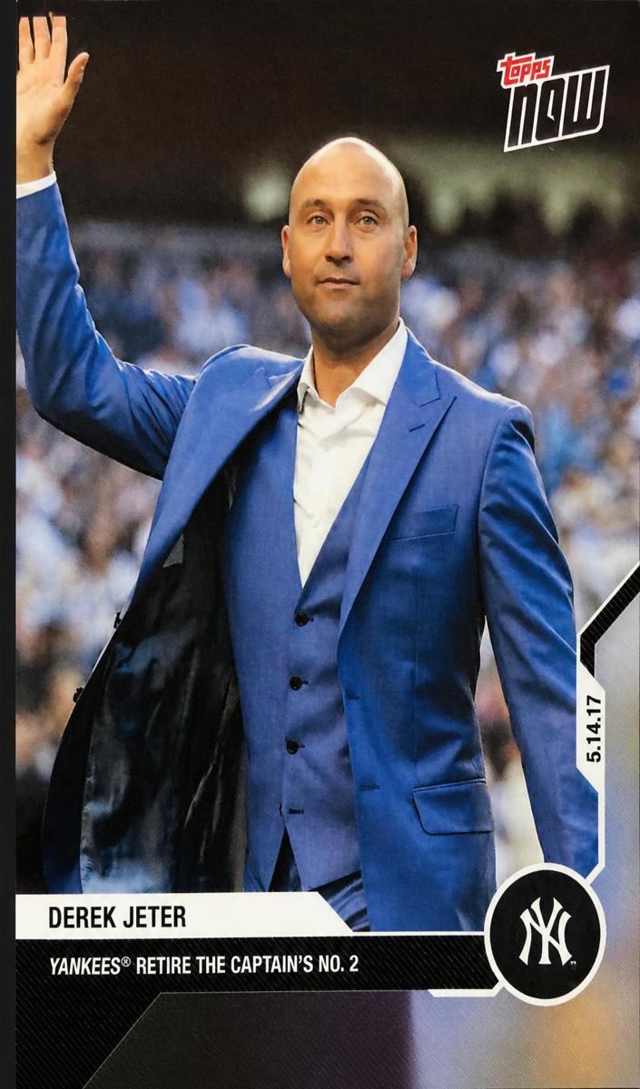 2020 Topps Now Chrome Derek Jeter Career Retrospective Derek Jeter #DJ-1 card